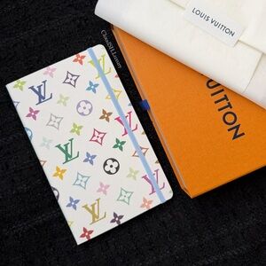 Auth Louis Vuitton LV x TM Monogram Multicolor Jane Notebook MM - Gl1301